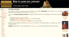 Desktop Screenshot of how-to-learn-any-language.com