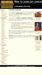 Mobile Screenshot of how-to-learn-any-language.com